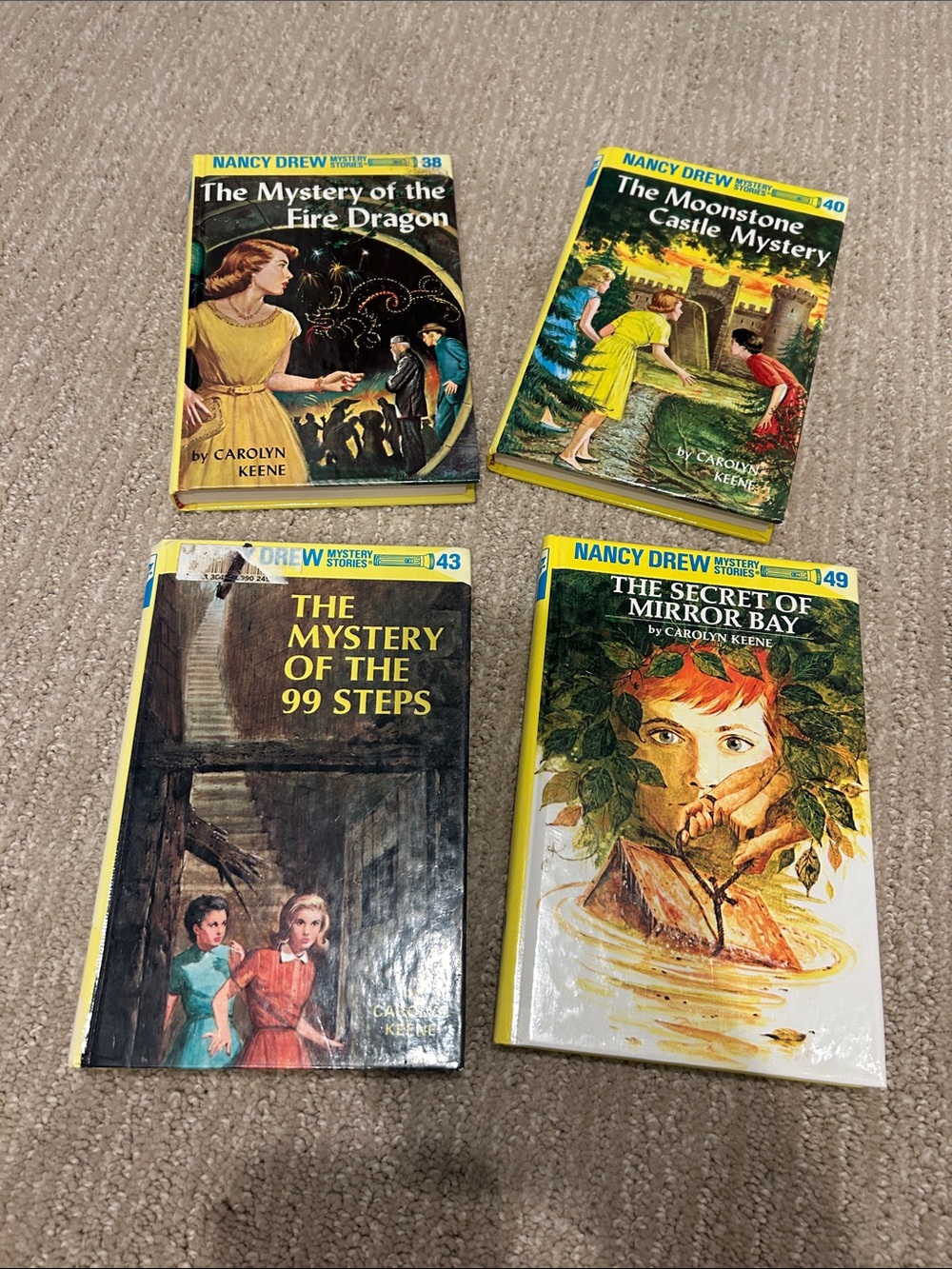 Vintage Nancy Drew Mystery Book — Numbers 38, 40, 43 and 49